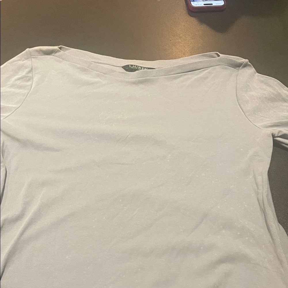 Ralph Lauren Light Gray Top